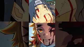 [ Itachi and Rengoku death edit ] itachi and rengoku crow #shorts #anime #death