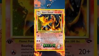 10 Most Expensive Charizard Cards Right Now!  (Crazy Prices!)