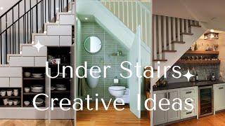 Creative Under Stairs Concepts to Elevate Your Home/Inspiring Under Stairs Ideas for Your Space.