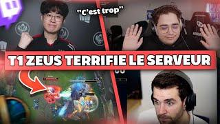 T1 ZEUS TERRIFIE LE SERVEUR EUW - Best Of LoL #795 Réactions