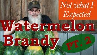 How to make watermelon brandy |Distilling and blending cuts