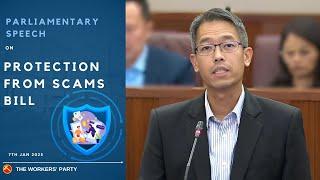 MP Gerald Giam on Protections from Scams Bill