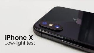 iPhone X | Low-light camera test | giffgaff