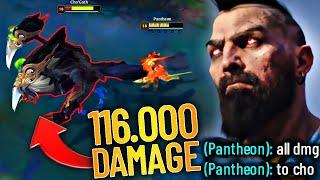 PANTHEON HAS INSANE DAMAGE (116.000 DAMAGE TO CHO’GATH)