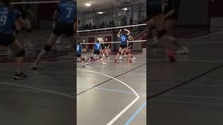 #middleblocker #4 black jersey blonde hair