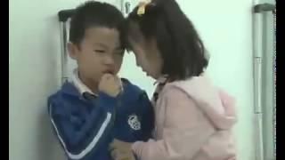 Kids Kissing   Baby China Love Kiss Scene