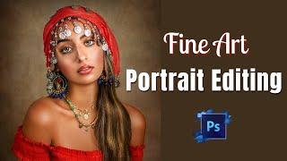 FINE ART PORTRAIT editing in PHOTOSHOP!