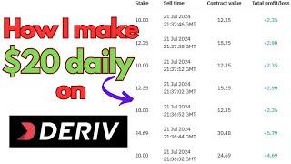 Best Deriv Rise and Fall strategy for beginners. Volatility index 1 minute trading