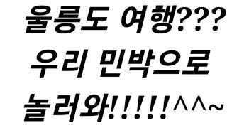 울릉도 여행 추천 민박 걸어서 1~2분 가면 바다?! 가족끼리 친구끼리 가기 좋은 곳