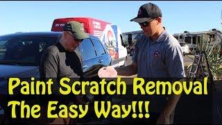 Paint Scratch Removal  - The Easy Way!