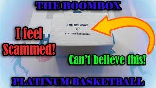 I feel scammed! I can't believe they did this...Original Boombox Platinum Basketball - February 2021