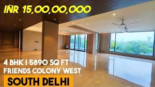 An Ode for the Ones | Friends Colony West | 4 BHK 6000 Sq Ft. South Delhi Floors