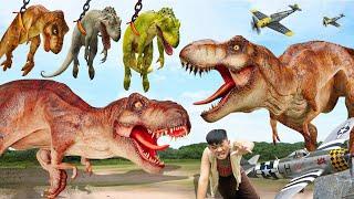 The Best of Dinosaur T-Rex Attack | T-Rex vs Giant Spider | Jurassic Park 6 | Dinosaur | Ms Sandy