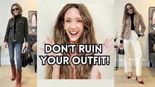 TOP Ways You're RUINING YOUR OUTFIT and how to FIX!