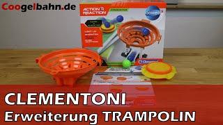 Clementoni „Action & Reaction“ 🟢 Erweiterung Trampolin ausgepackt & ausprobiert | coogelbahn.de