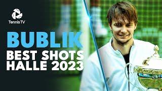 Alexander Bublik's Best Shots From Halle 2023 