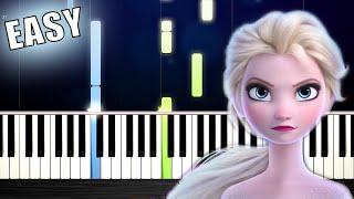 Idina Menzel, AURORA - Into the Unknown (Frozen 2) - EASY Piano Tutorial by PlutaX