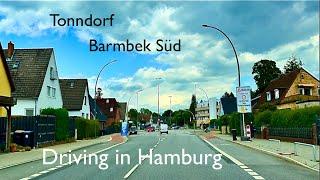 DRIVING IN HAMBURG *[TONNDORF ️BARMBEK SÜD]**[4K]*