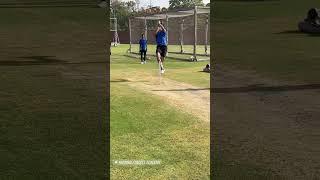 UPCOMING PAKISTANI FAST BOWLER MOHAMMAD HASNAIN BOWLING PRACTICE
