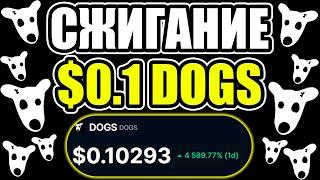 MEM DOGS - КРУПНОЕ СЖИГАНИЕ !!! DOGS $0.1 - НУЖНО ПОКУПАТЬ ???