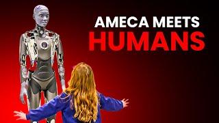 World’s Most Advanced Ai Robot Interacts with Humans! | Ameca Robot