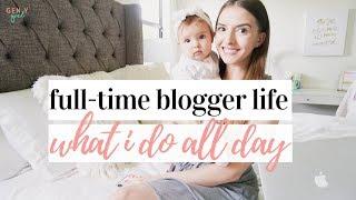 DAY IN THE LIFE OF A BLOGGER | MOM BLOGGER | Kayla Buell