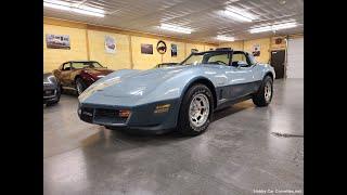 1982 Silver Blue Dark Blue Corvette For Sale