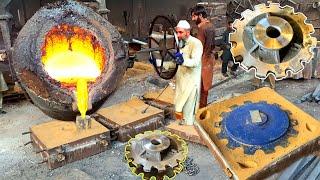How Expert Machinist Make Large Size Industrial Gears-Manufacturing Process of Industrial Gears |