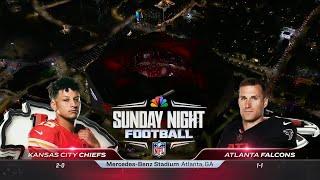 Sunday Night Football on NBC intro | KC@ATL | 9/22/2024