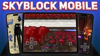 You CAN PLAY Hypixel Skyblock on MOBILE/TABLET - Here's HOW | GUIDE