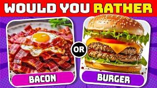 Would You Rather...? Breakfast VS Dinner  GlamQuiz Food Edition