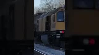 Loram Rail Grinder on the siding in Newnan, Ga!! #railfan #railfaning #railfanner