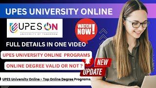 UPES Online || University Of Petroleum & Energy Studies Online || UPES Online Full Details 