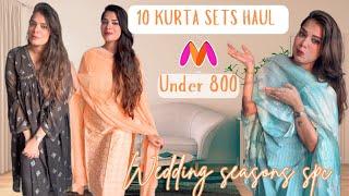 Myntra EORS  Kurti Sets Haul Affordable | Minimalist Wedding Guests #myntra haul #eors