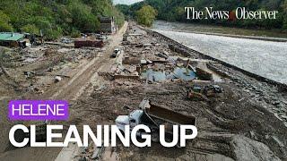 Drone video: Helene has forever changed this small NC town