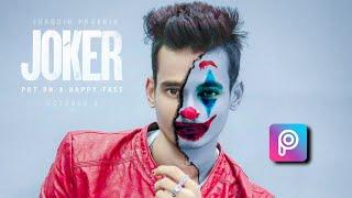 Picsart Joker Face Editing | Picsart Editing Tutorial | Joker Picsart Editing | Joker Photo Editing