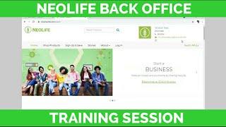 NeoLife Back Office Tutorial