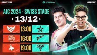 FS vs 1S | TLN vs BMG | EA vs SGP | SWISS STAGE - AIC 2024 | NGÀY 13/12