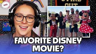 "Jason doesn't like movies where princesses need saving" - Kylie on Kelce family Disney faves | NGL