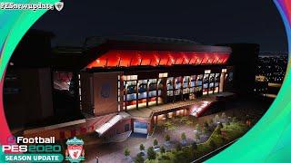 PES 2020 New Anfield Stadium V3 with Exterior View