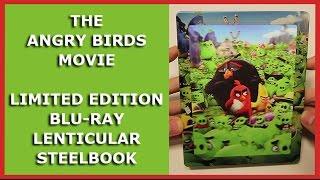 THE ANGRY BIRDS MOVIE - LIMITED LENTICULAR 3D BLU-RAY STEELBOOK UNBOXING - SATURN EXCLUSIVE