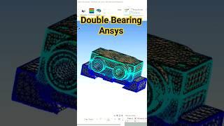  Double Bearing Ansys ️️ #shorts #double #bearing #ansys