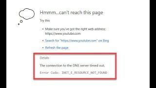 How to Fix INET E RESOURCE NOT FOUND Error on Windows 10