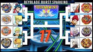 Beyblade Burst Sparking Tournament 17  Who wins? 베이블레이드 버스트 스파킹 슈퍼킹 진검 토너먼트 17회 ベイブレードバースト トーナメント17