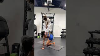 Didn’t think I could still do this at her weight. Wow, I surprised myself. We are strong #motivation