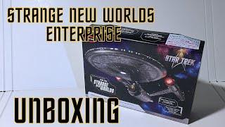 SNW USS Enterprise 1/1000 scale from Polar Lights, unboxing.