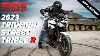 2023 Triumph Street Triple R | Skids And Wheelies! (On Private Roads)