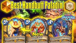 81% Winrate Best Handbuff Paladin Deck To Craft Legend in August! Perils in Paradise | Hearthstone