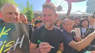 盤爺特仕款車 給盤爺本人 落款了！Vision Mark Cavendish 粉絲見面會 VLOG / 超高級的禮遇 / Wilier Filante SLR 公路車 / CT Yeh