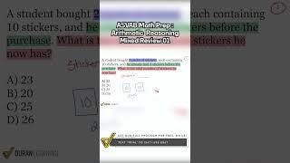 ASVAB Arithmetic Reasoning: Solving Sticker Word Problems Step-by-Step
